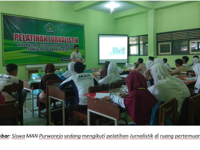 Siswa MAN Purworejo Mengikuti Pelatihan Jurnalistik