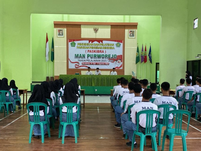 Diklat Paskibra: MAN Purworejo Siap Sambut HUT Ke-78 Kemerdekaan RI 