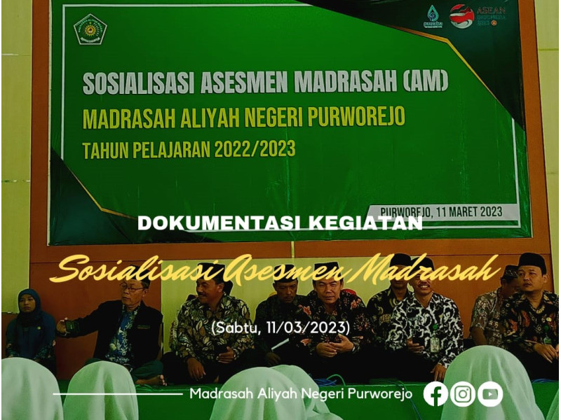 Menghadapi Asesmen Madrasah, MAN Purworejo Gelar Sosialisasi dan Doa Bersama