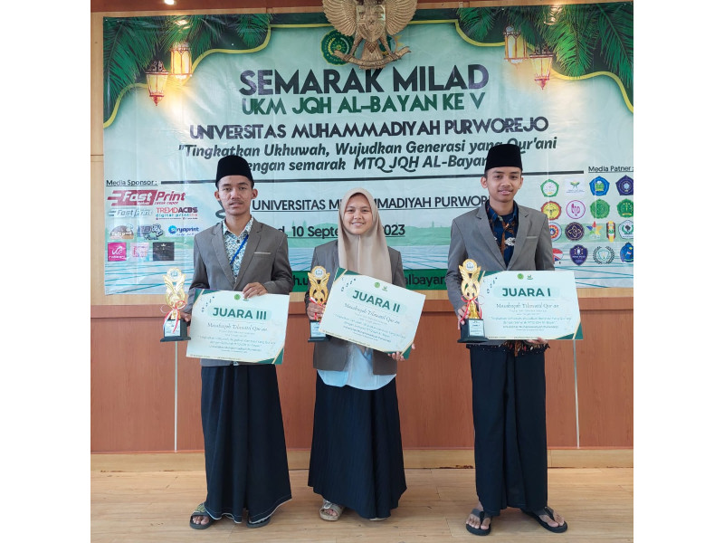 Lagi, MAN Purworejo Borong Juara MTQ