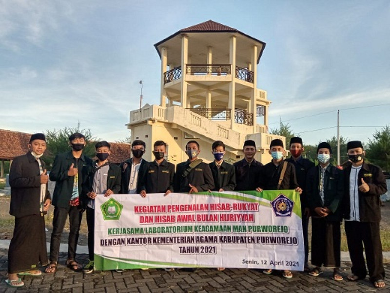 Sambut Ramadhan, Siswa MAN Purworejo Ikut rukyatul Hilal