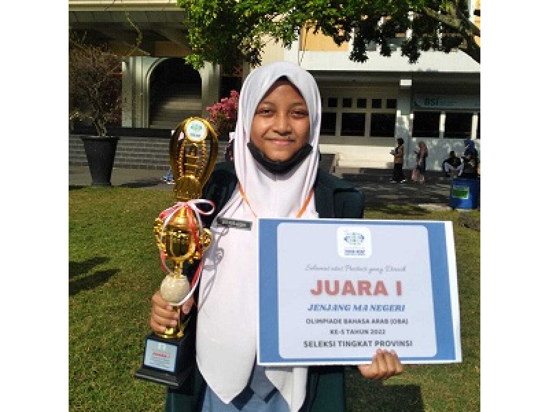 Juara 1 Olimpiade Bahasa Arab Tingkat Prov. Jateng, Siswi MAN Purworejo Melaju ke Nasional