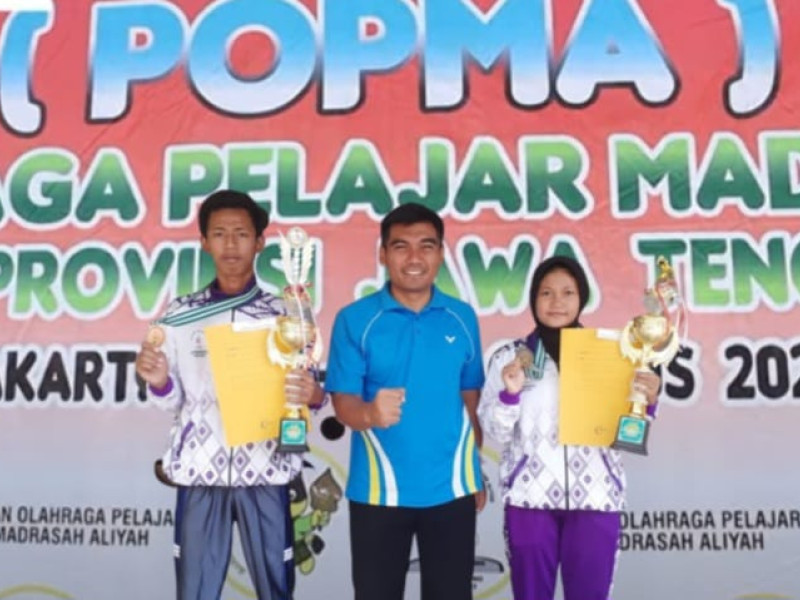 Dua Siswa MAN Purworejo Sumbang Medali pada POPMA Jateng 2023