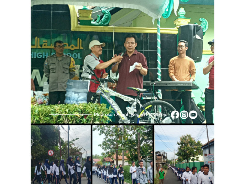 HUT Ke 45 MAN Purworejo Gelar Jalan Sehat